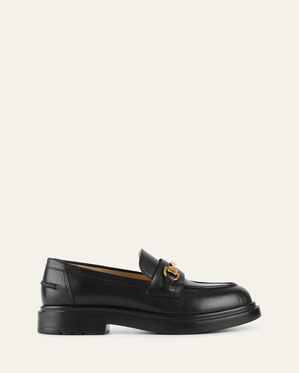 Dust-loafers black leather