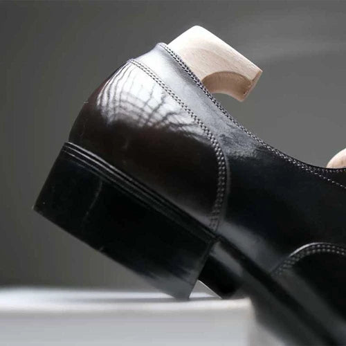 Mark-Handcrafted genuine cowhide men's leather shoes