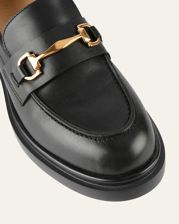 Dust-loafers black leather