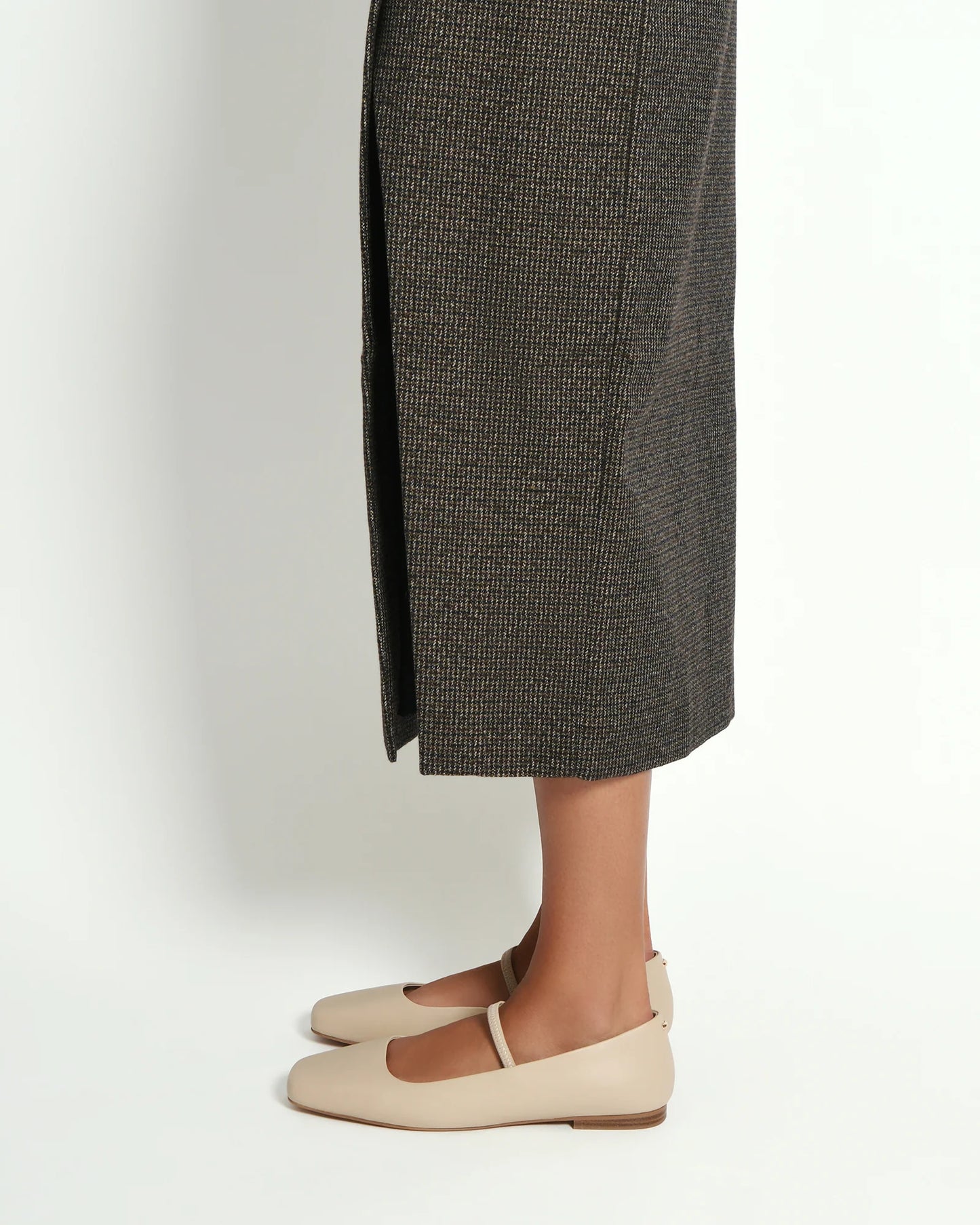 Mark-casual flats sand leather