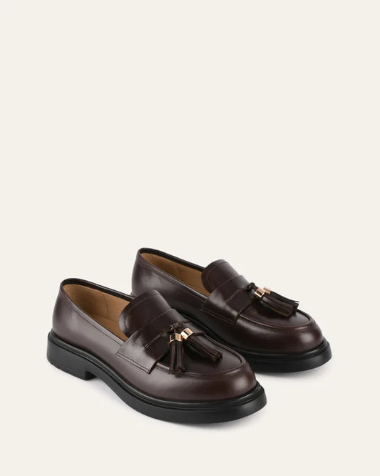 Dust-loafers cacao leather