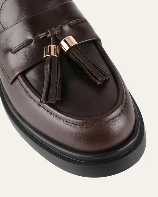 Dust-loafers cacao leather