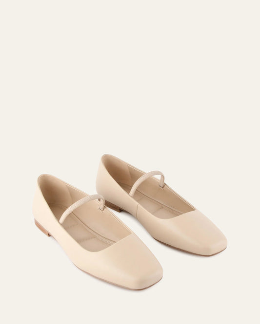 Mark-casual flats sand leather