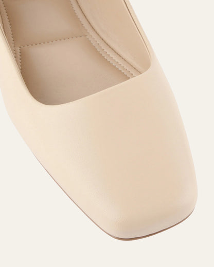 Mark-casual flats sand leather